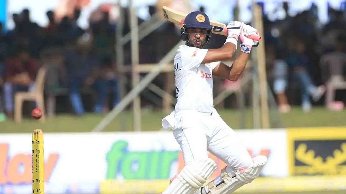 Dinesh Chandimal stitched some crucial partnerships with the middle order.