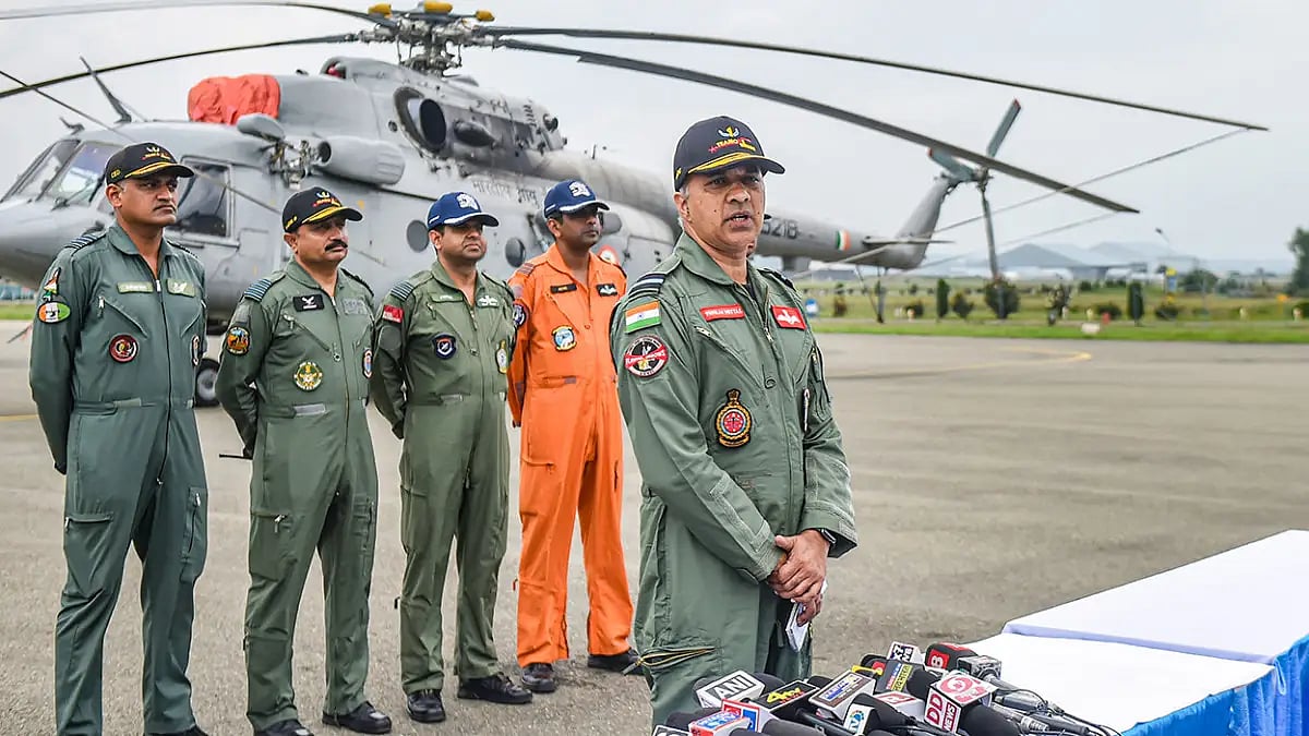 Air Commodore Pankaj Mittals press conference 