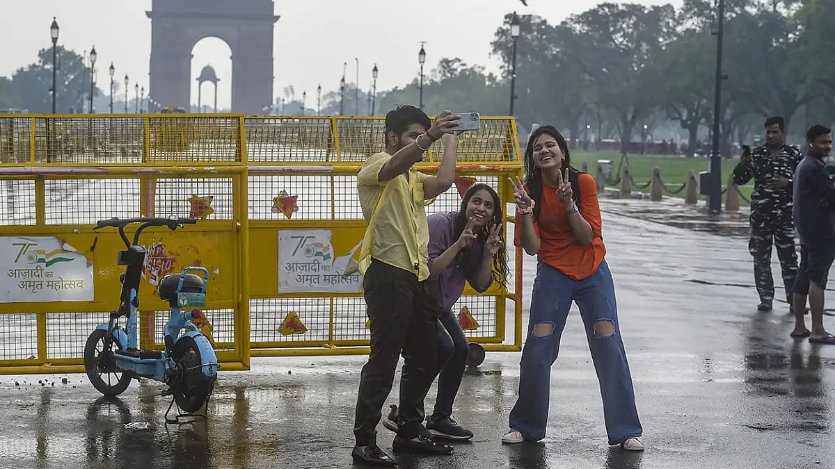 Rains Lash Delhi, Bring Relief From Sultry Weather