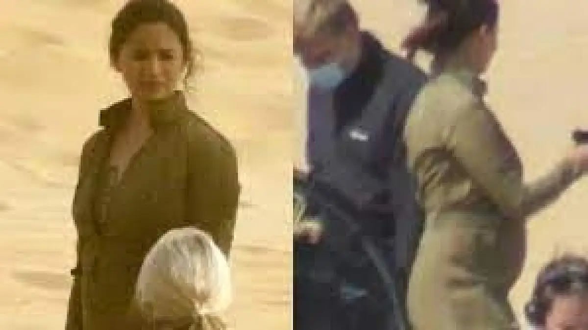 Alia Bhatt shooting for the 'Heart Of Stone' 