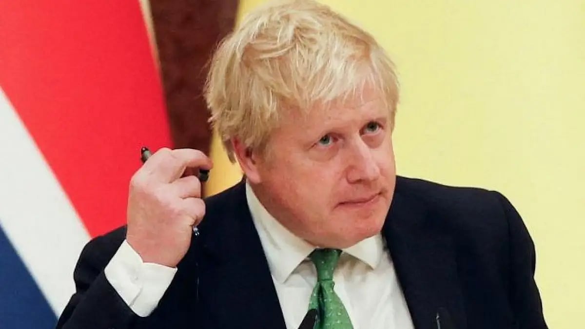 Former UK Prime Minister Boris Johnson
