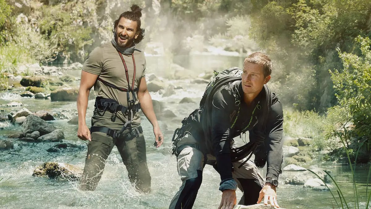 Ranveer Singh and Bear Grylls