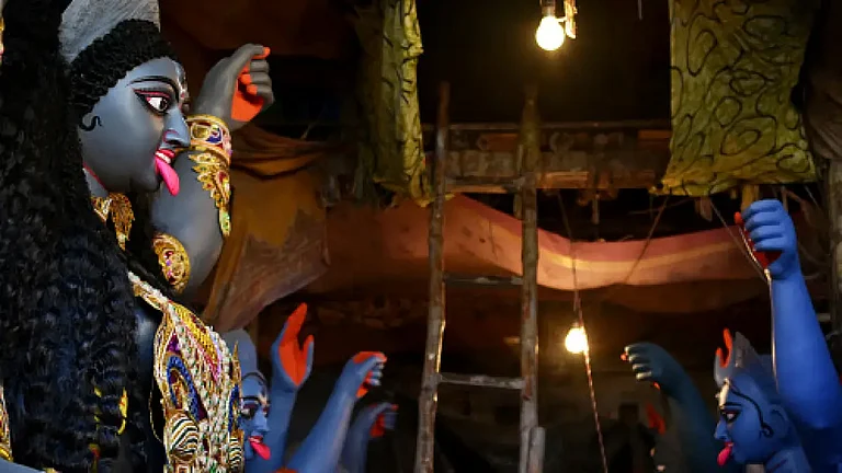 Goddess Kali. - null