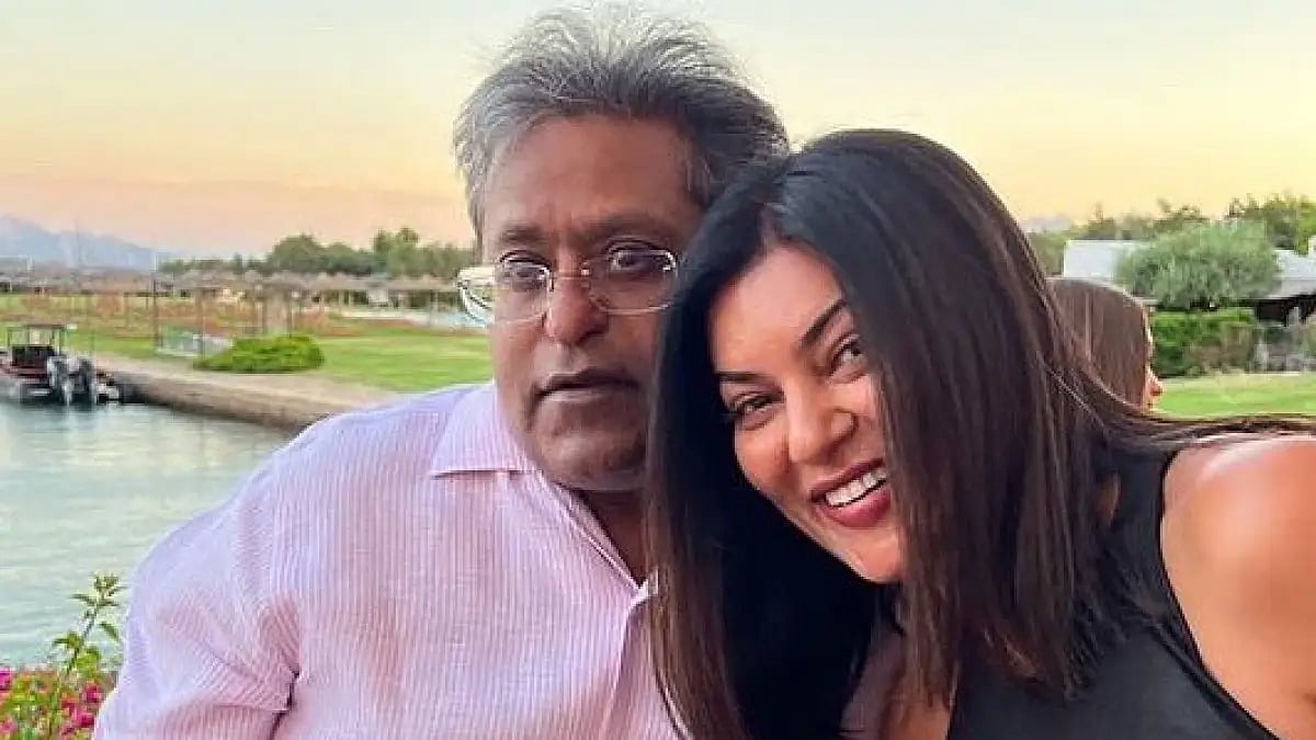 Lalit Modi and Sushmita Sen