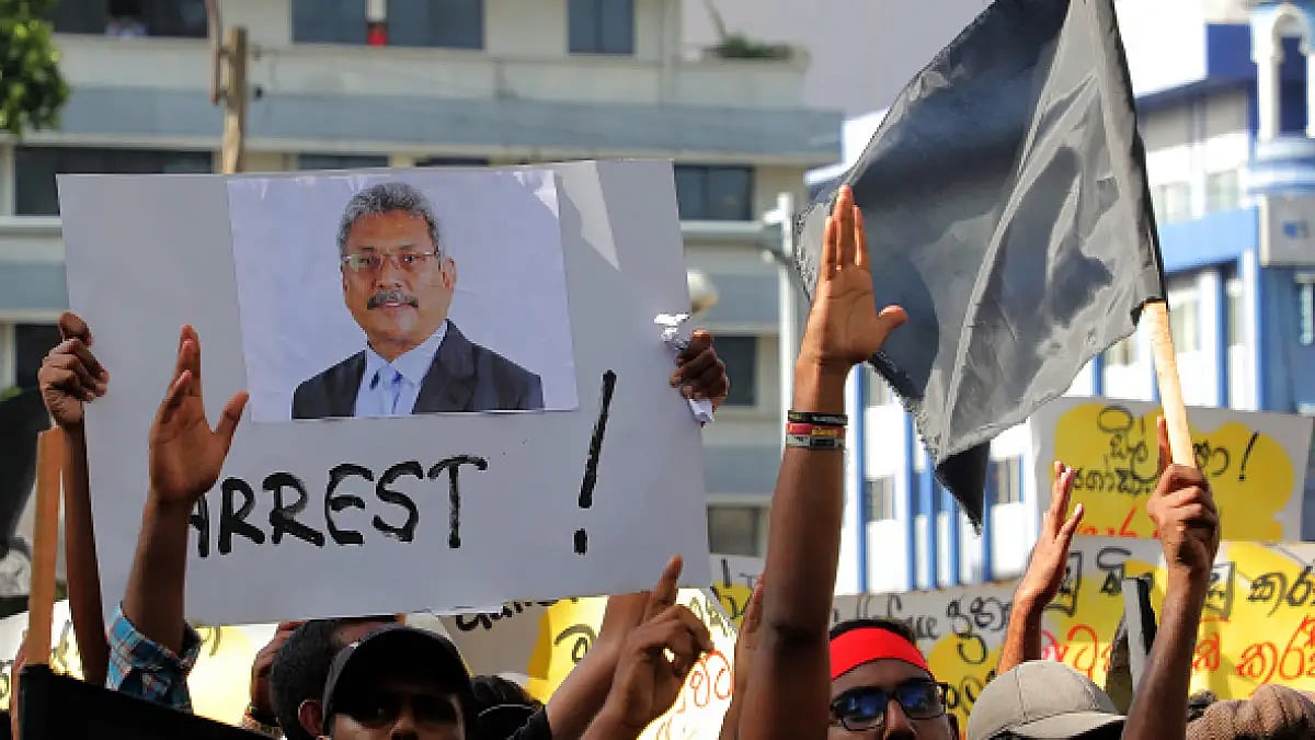 Sri Lanka President Rajapaksha Resigns Following Massive Protests Over Economic Meltdown - null