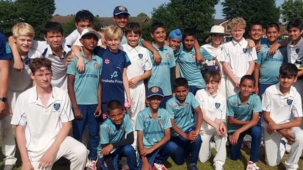 All play and no books: Bishop Cotton School students in the UK.