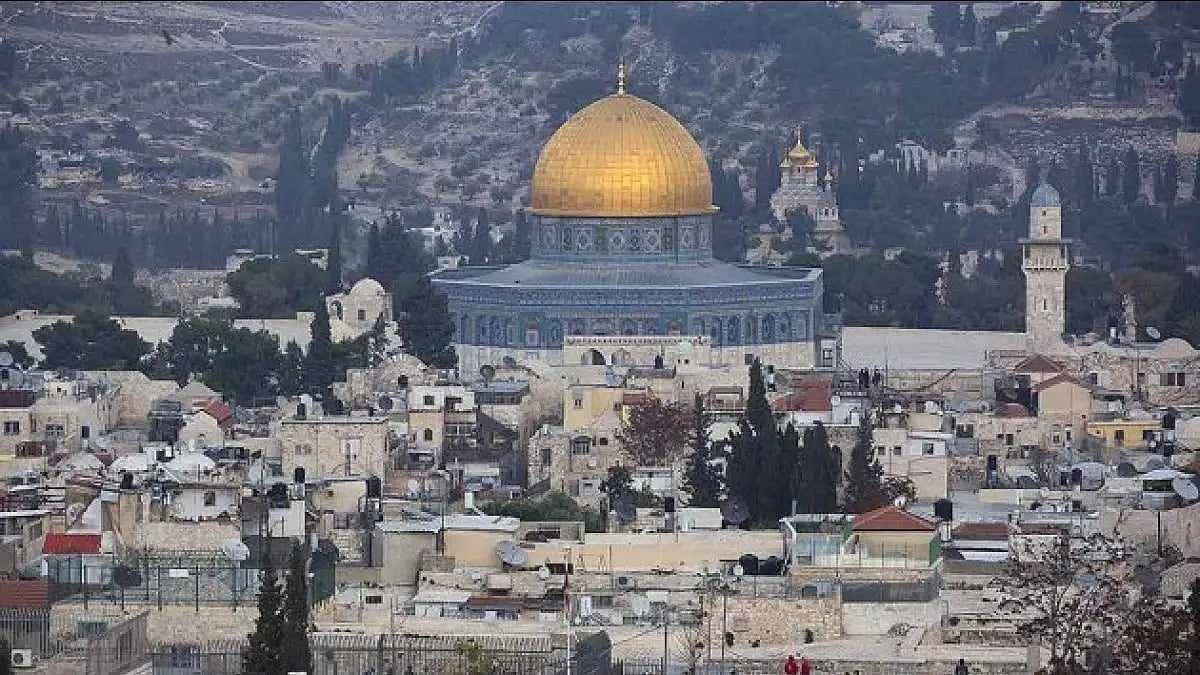 Dome of the Rock in the Old City of Jerusalem 