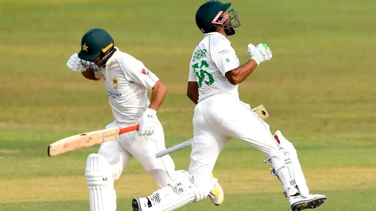 Babar Azam hit 119 off 244. Pakistan's second highest score was 18.