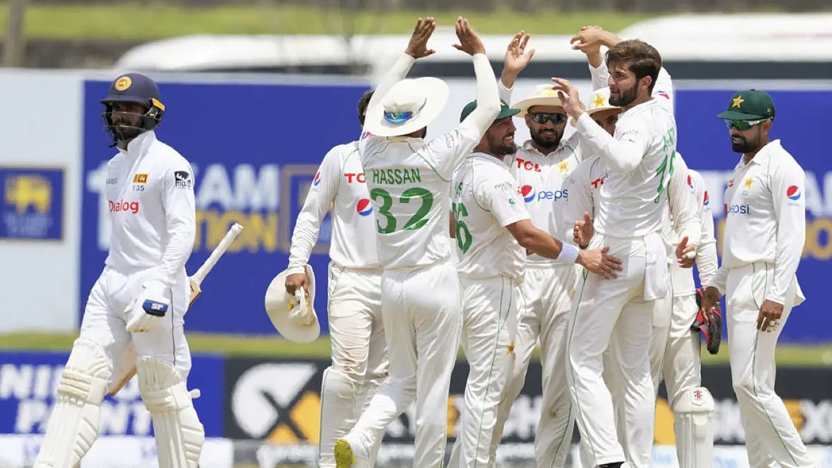 Pakistan are touring Sri Lanka for a two-match Test series.