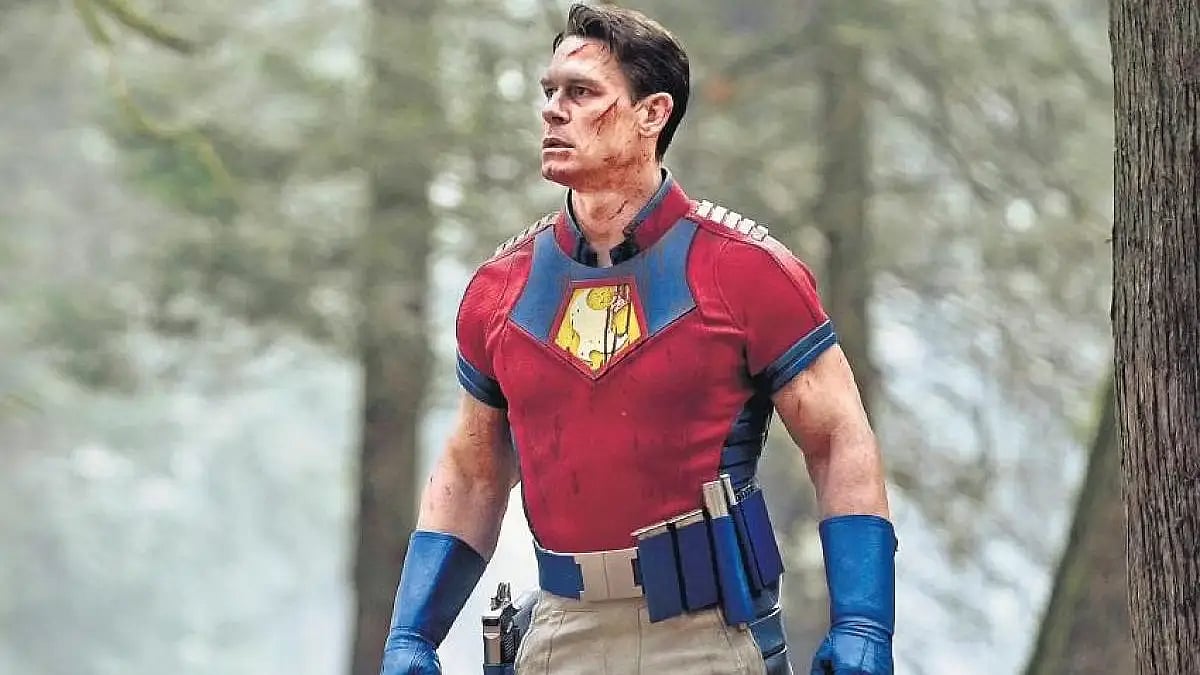 A still from DC series 'Peacemaker' from HBO Max which will stream on Amazon Prime Video