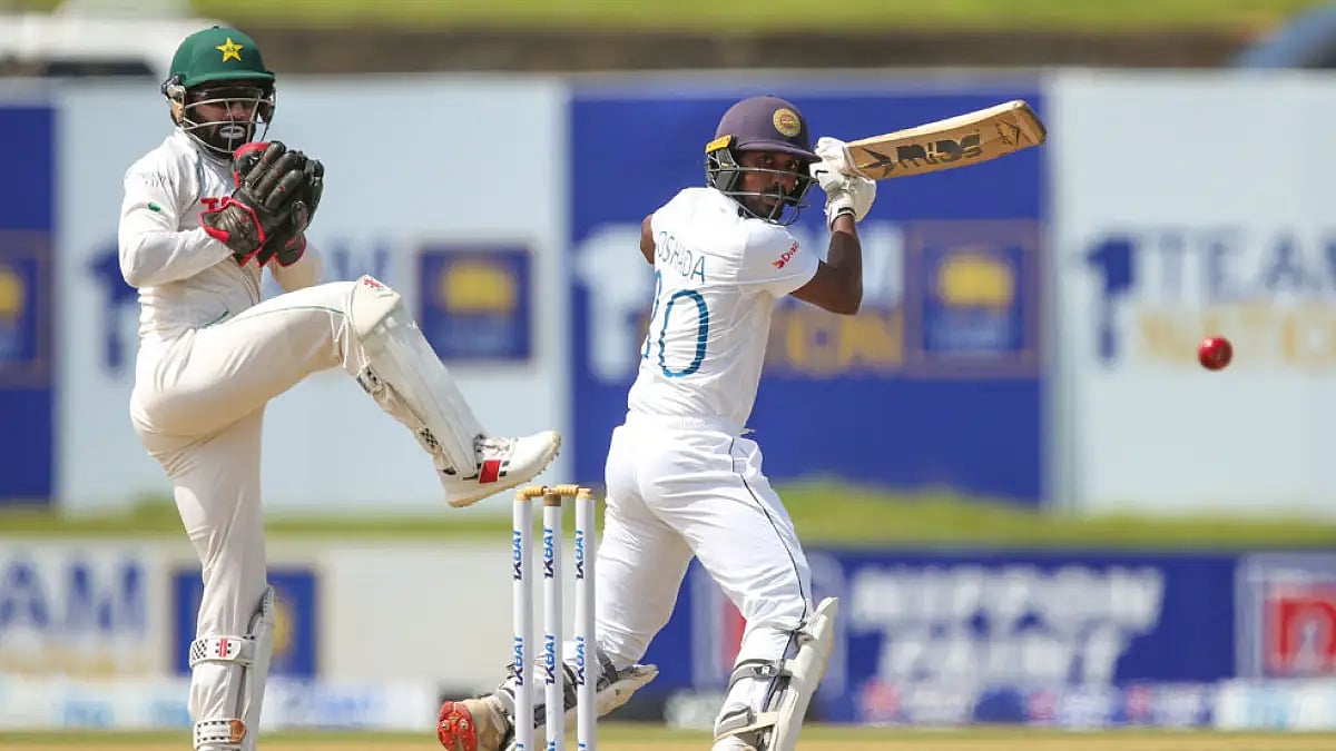 Dinesh Chandimal was unbetan on 86. He scored 76 in the first innings.