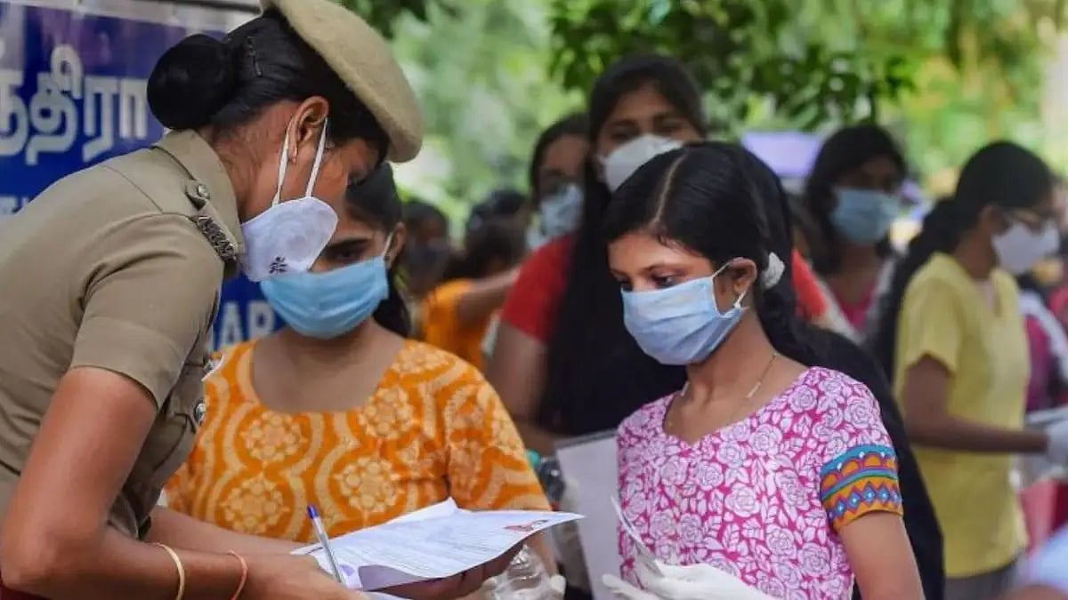 NEET aspirants were allegedly harassed before appearing for the examination in Kerala.