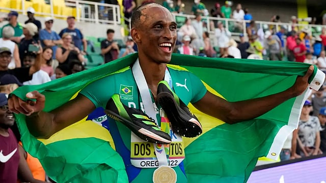 World Athletics Championships 2022: Brazil’s Alison Dos Santos Blazes To 400m Hurdles Gold In Eugene