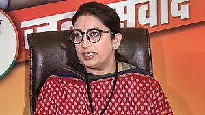 Smriti Irani addresses press conference
