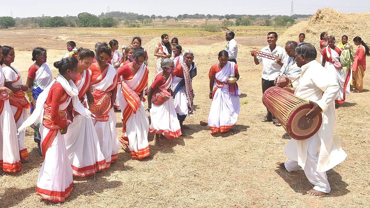 The Sarna tribe of Jharkhand. 
