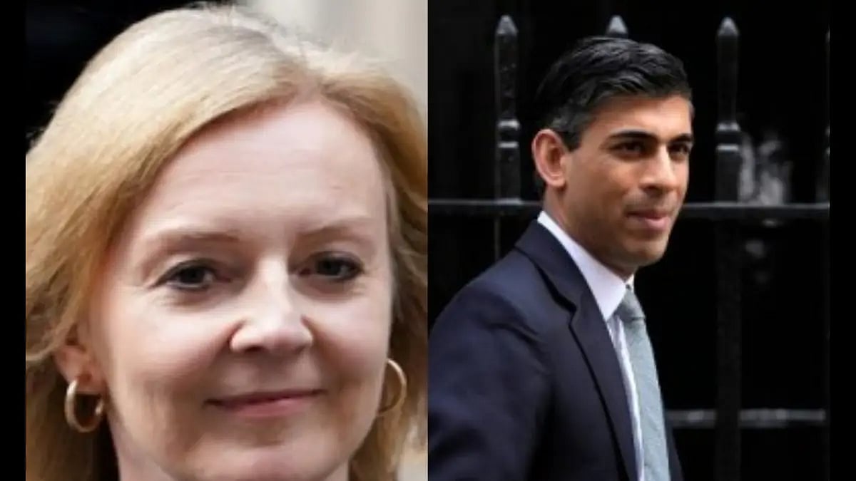 Setback To UK PM Candidate Rishi Sunak As Ex-Candidate Endorses Rival Liz Truss