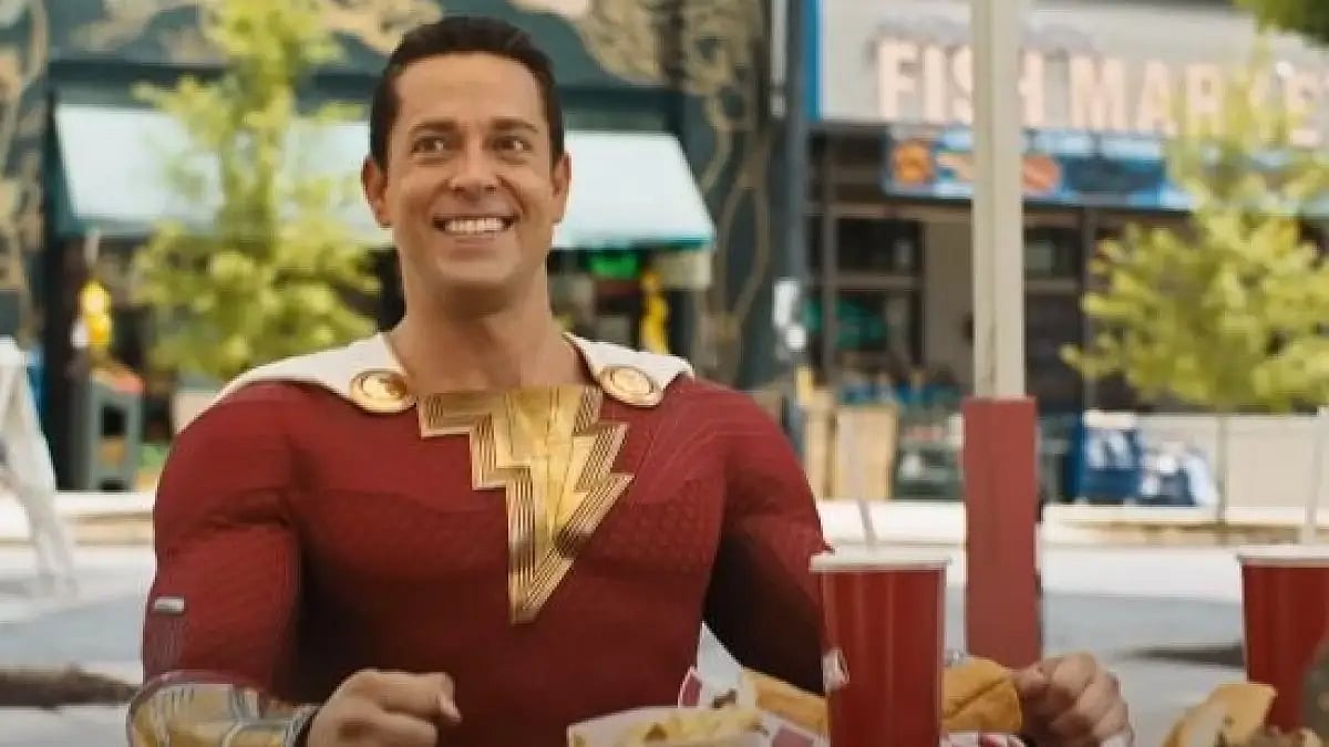 Zachary Levi in 'Shazam! Fury of the Gods'