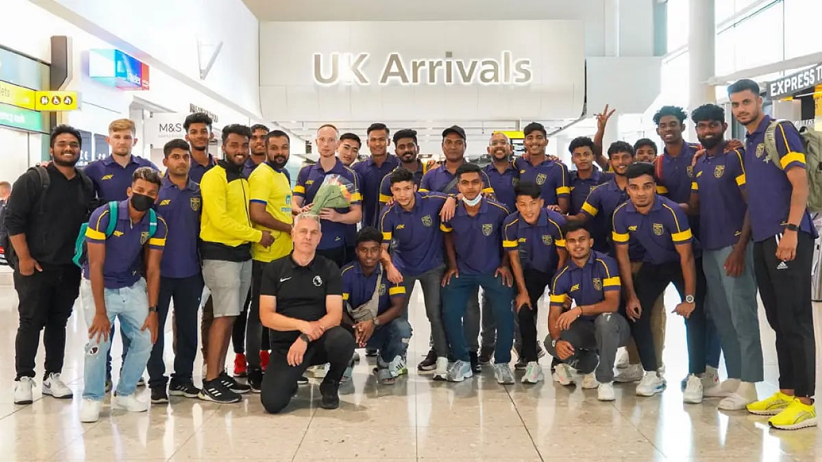 Kerala Blasters FC are in Group A (London), along with Crystal Palace, Tottenham Hotspur and West Ham United.