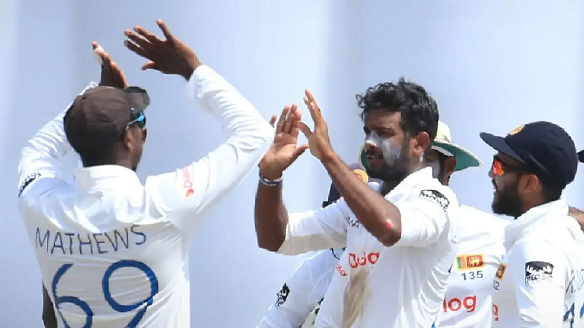 Off-spinner Ramesh Mendis ran through Pakistan's middle order to finish 3/42.