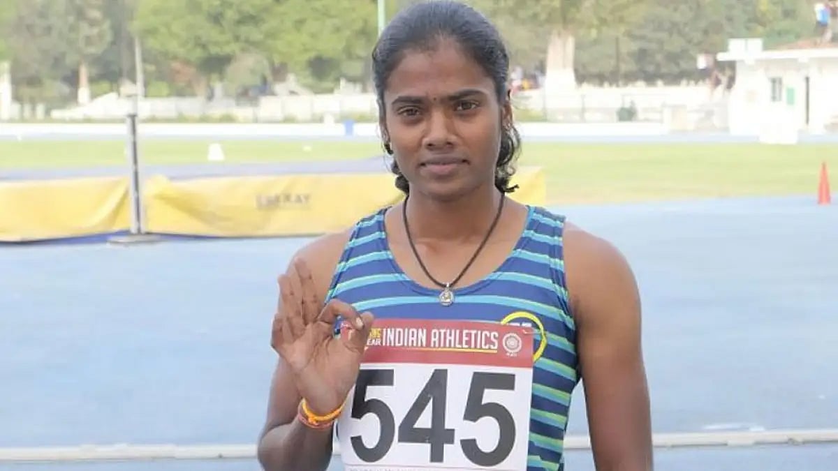 S Dhanalakshmi returned positive for a banned steroid in a dope test conducted abroad by the Athletics Integrity Unit.