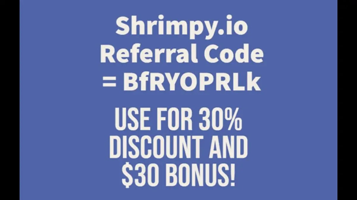 Shrimpy Referral Code