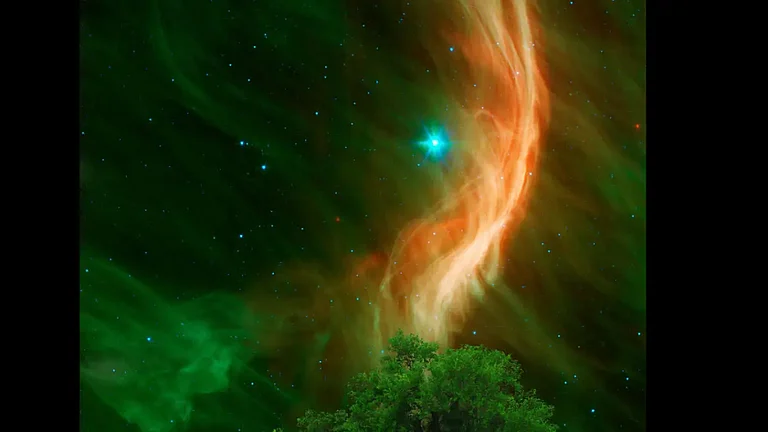 It is an O-type star and glows 20 times more than the Sun - null