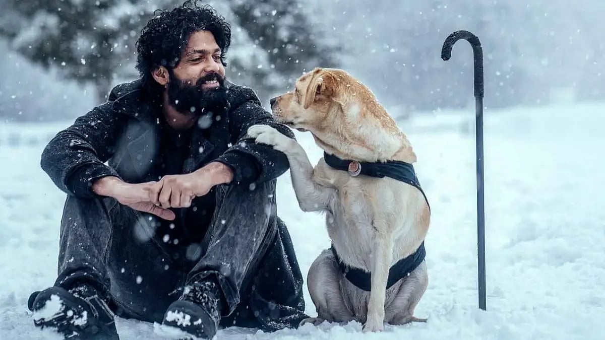 A Still From '777 Charlie'