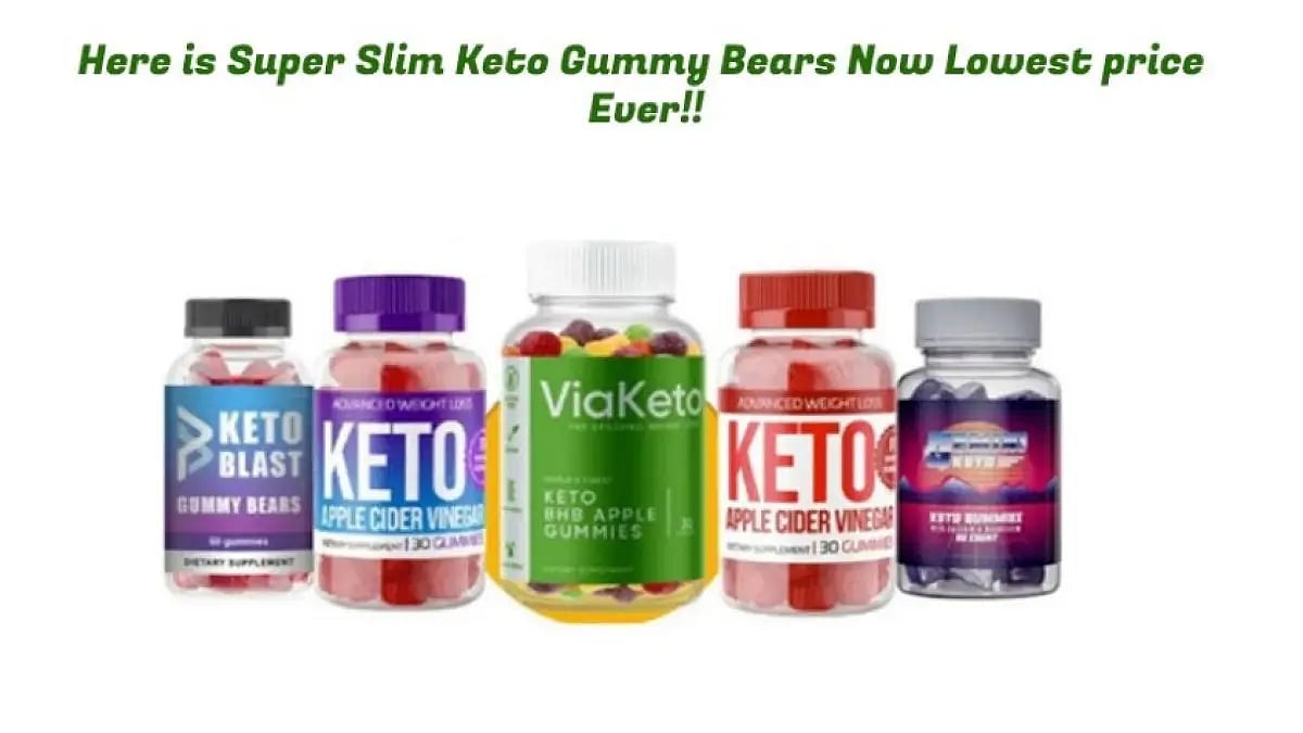 Super Slim Keto Gummy Bears