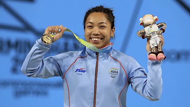 India At Commonwealth Games 2022: Saikhom Mirabai Chanu Wins Gold Medal - In Pics