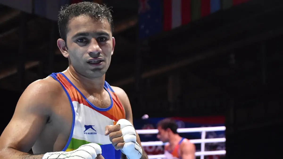 India's Amit Panghal will take on Namri Berri of Vanuatu in the men's 48-51kg, round of 16.