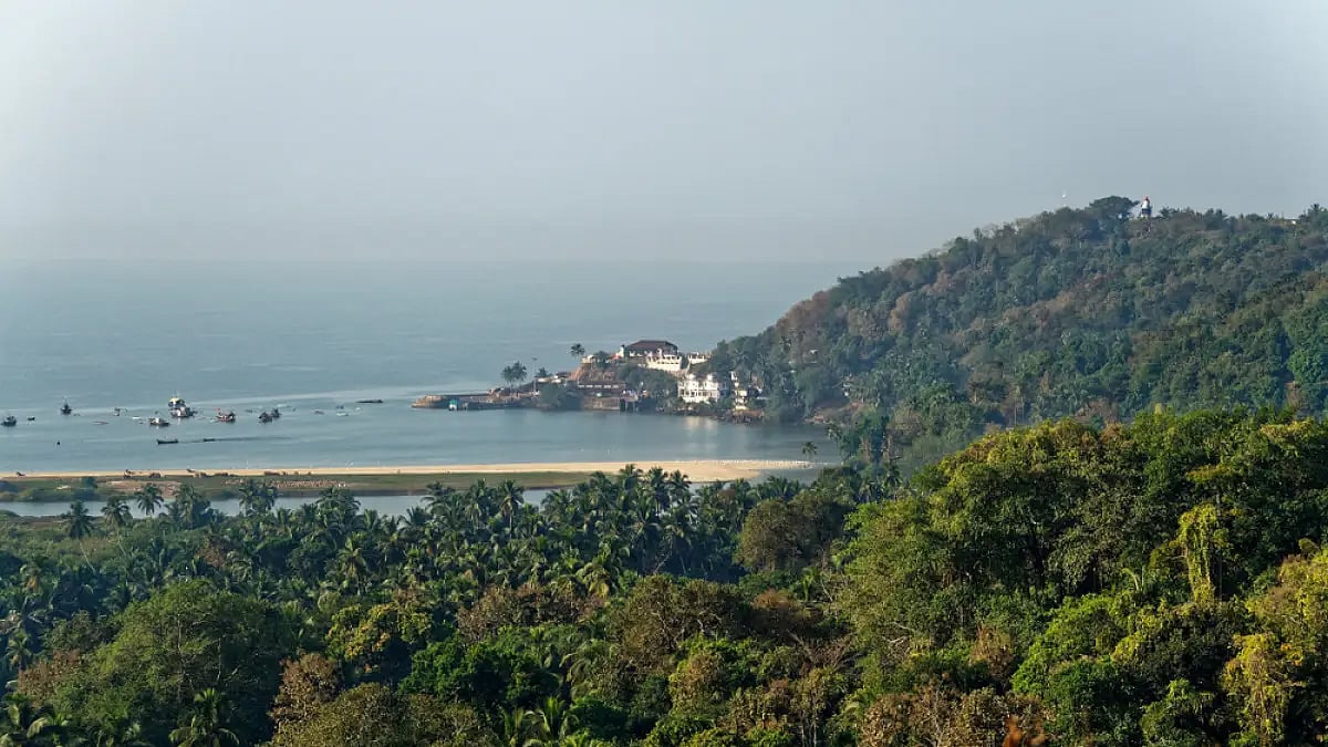 A view of the Vengurla jetty