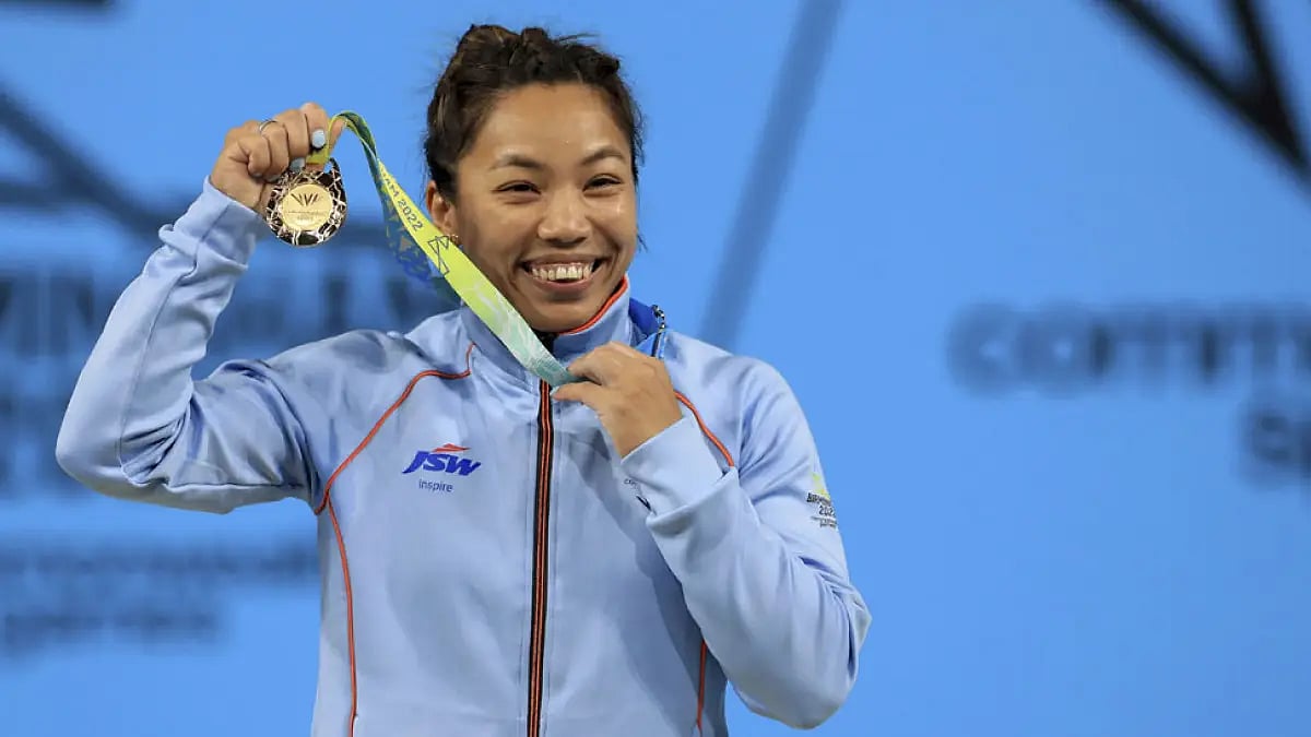 Saikhom Mirabai Chanu won Indias first gold medal at Commonwealth Games 2022.