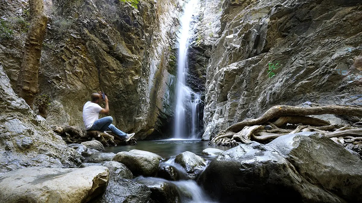 Myllomeris waterfalls, Cyprus