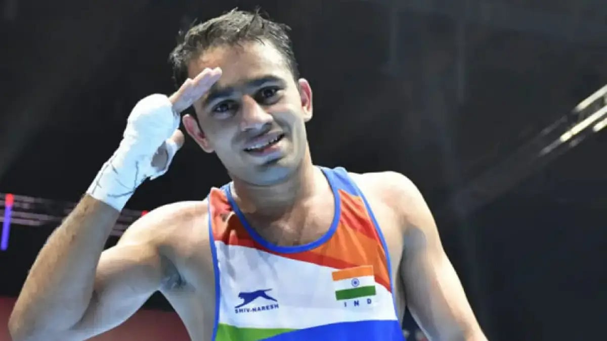 Amit Panghal will next face Patrick Chinyemba of Zambia for a place in the final at CWG 2022.
