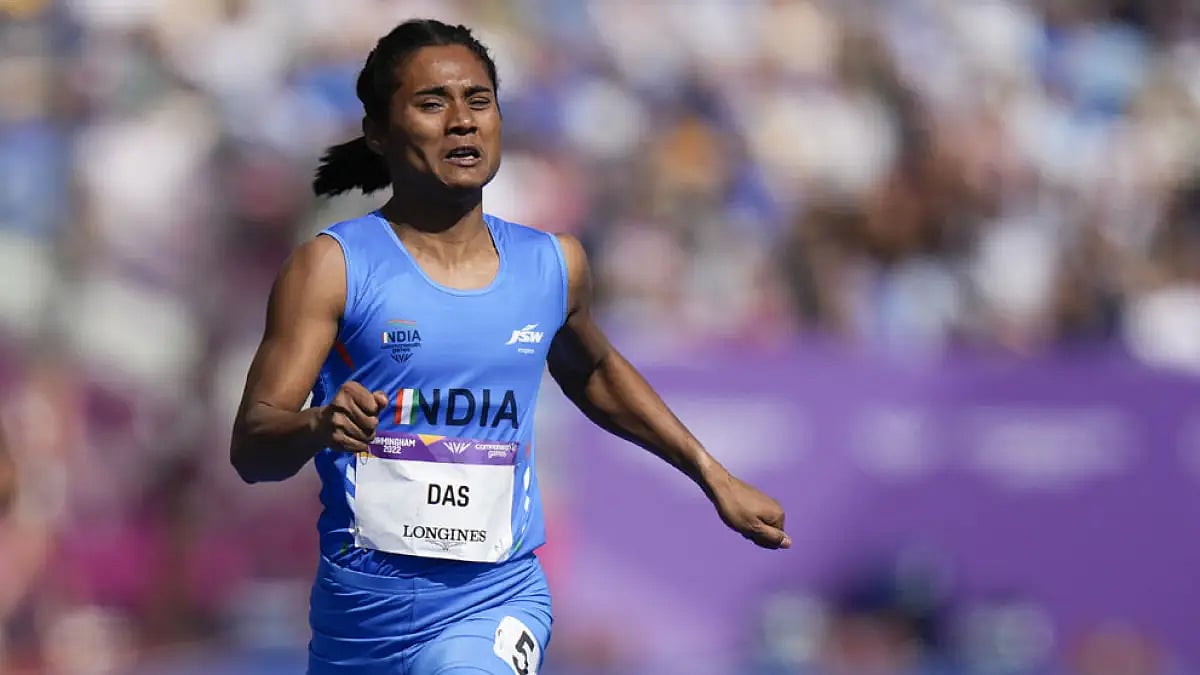 File Photo : Hima Das' 16-month suspension period ran from July 22, 2023 to November 21, 2024 and the athlete is now free to take part in tournaments.