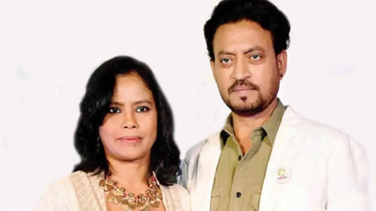 Sutapa Sikdar with Irrfan Khan