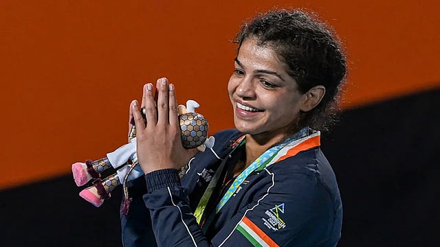 India At Commonwealth Games 2022: Bajrang Punia And Co. Rule Birmingham With Six Wrestling Medals - In Pics