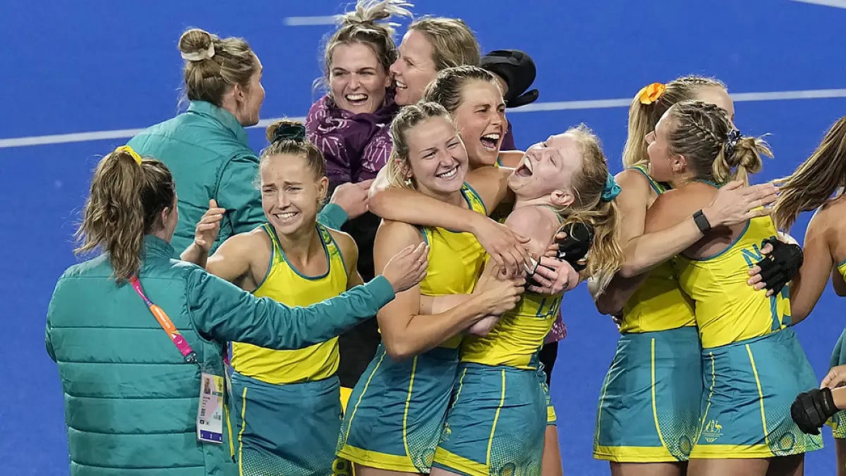 File :  Women's hockey team from Australia 