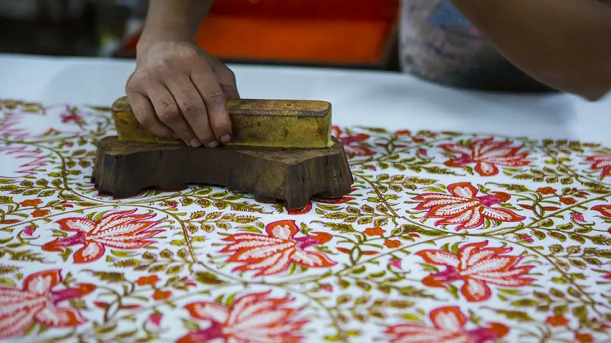 Block printing is one of Rajasthan's most famous craftwork