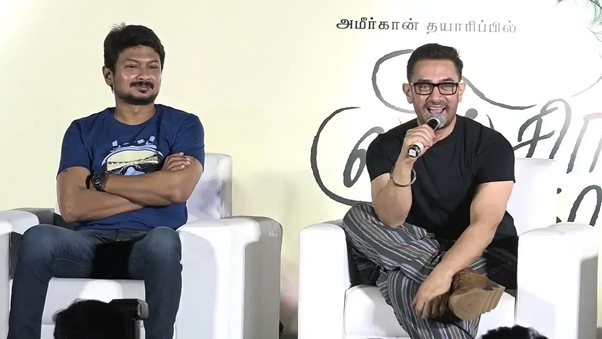 Udhayanidhi Stalin and Aamir Khan 
