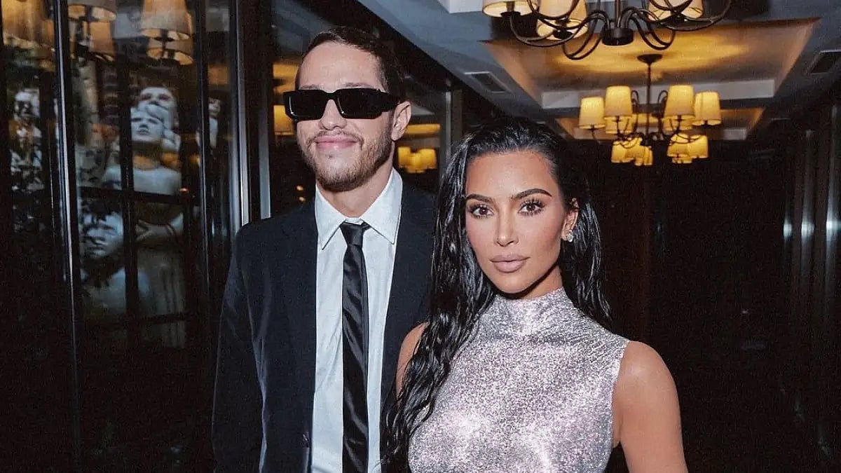 Pete Davidson and Kim Kardashian