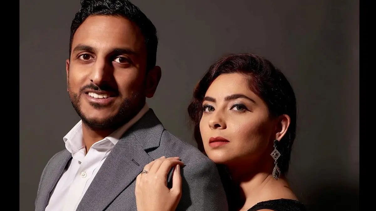 Sonalee Kulkarni and her husband Kunal Benodekar