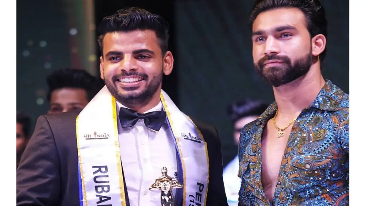 Fitness enthusiast Manish (left)