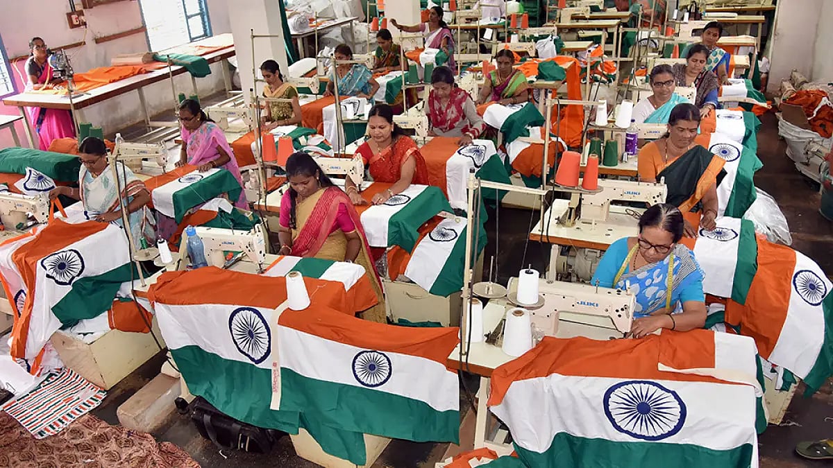 75 Years Of Independence: Telangana Government Begins Massive Distribution Of National Flags