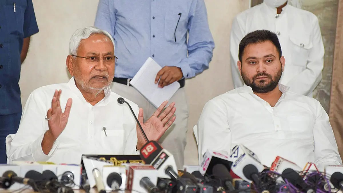 Nitish Kumar and Tejashwi Yadav
