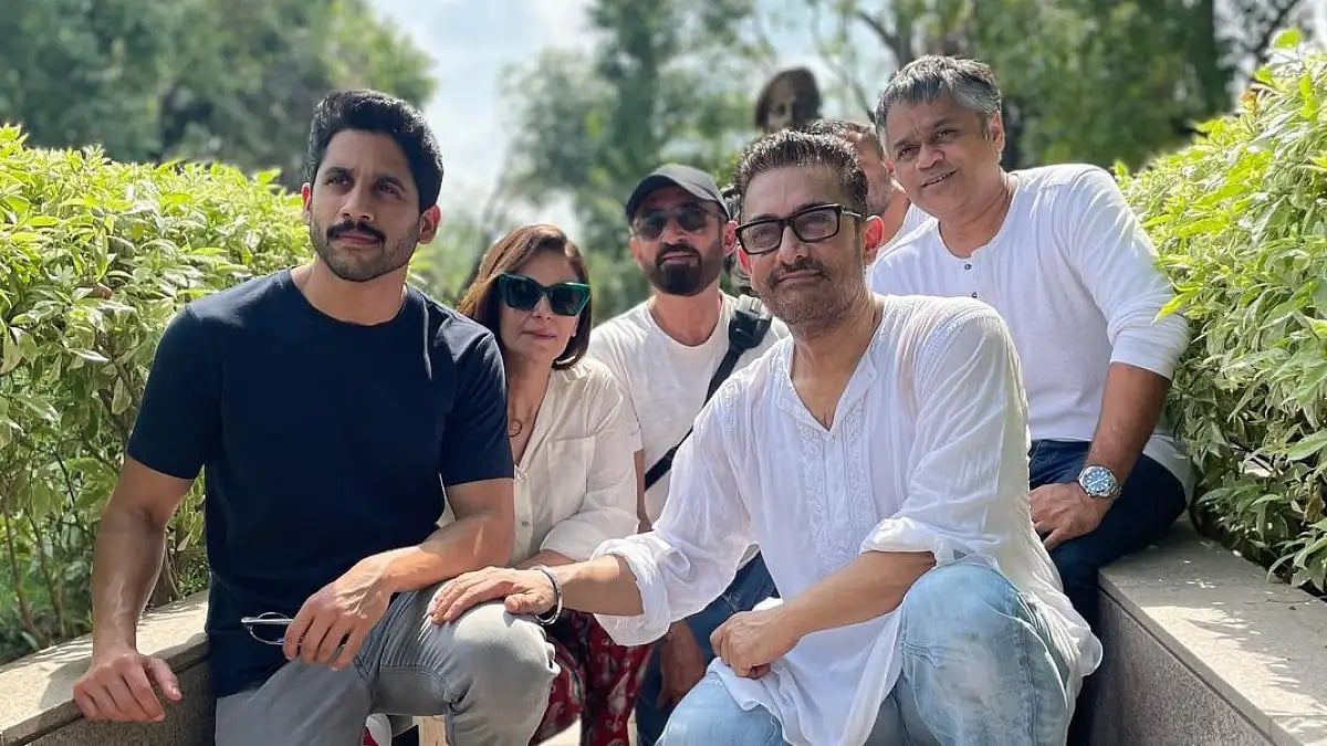 Cast of 'Laal Singh Chhadha' at War Memorial