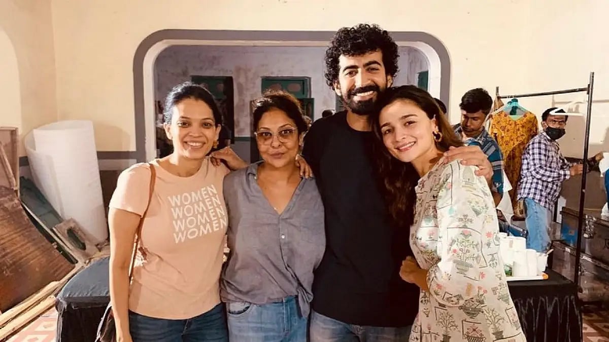 Roshan Mathew with 'Darlings' team