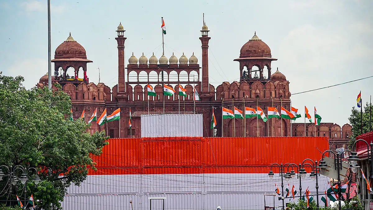 Independence Day preparations at Red Fort 