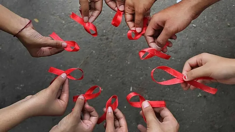 People have been protesting in Delhi for past 20 days alleging HIV drugs' shortage