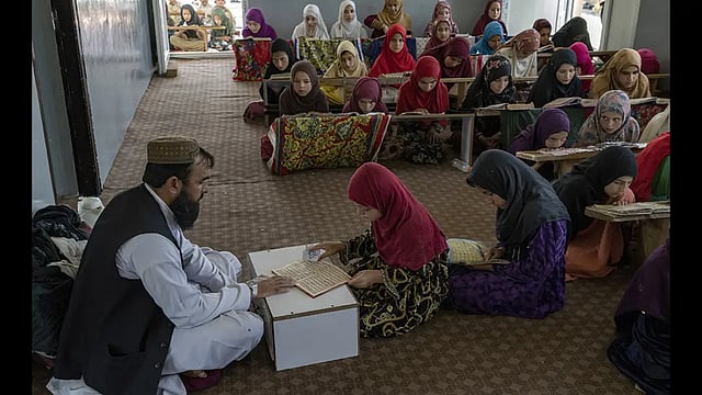A Year Later, Afghan Girls Set Foot In Classrooms